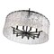 Z-Lite Glacier Chandelier, 12-Light, 32.5 In.W x 12 In.H, Matte Black/Clear 1943P32-MB - alternate 8